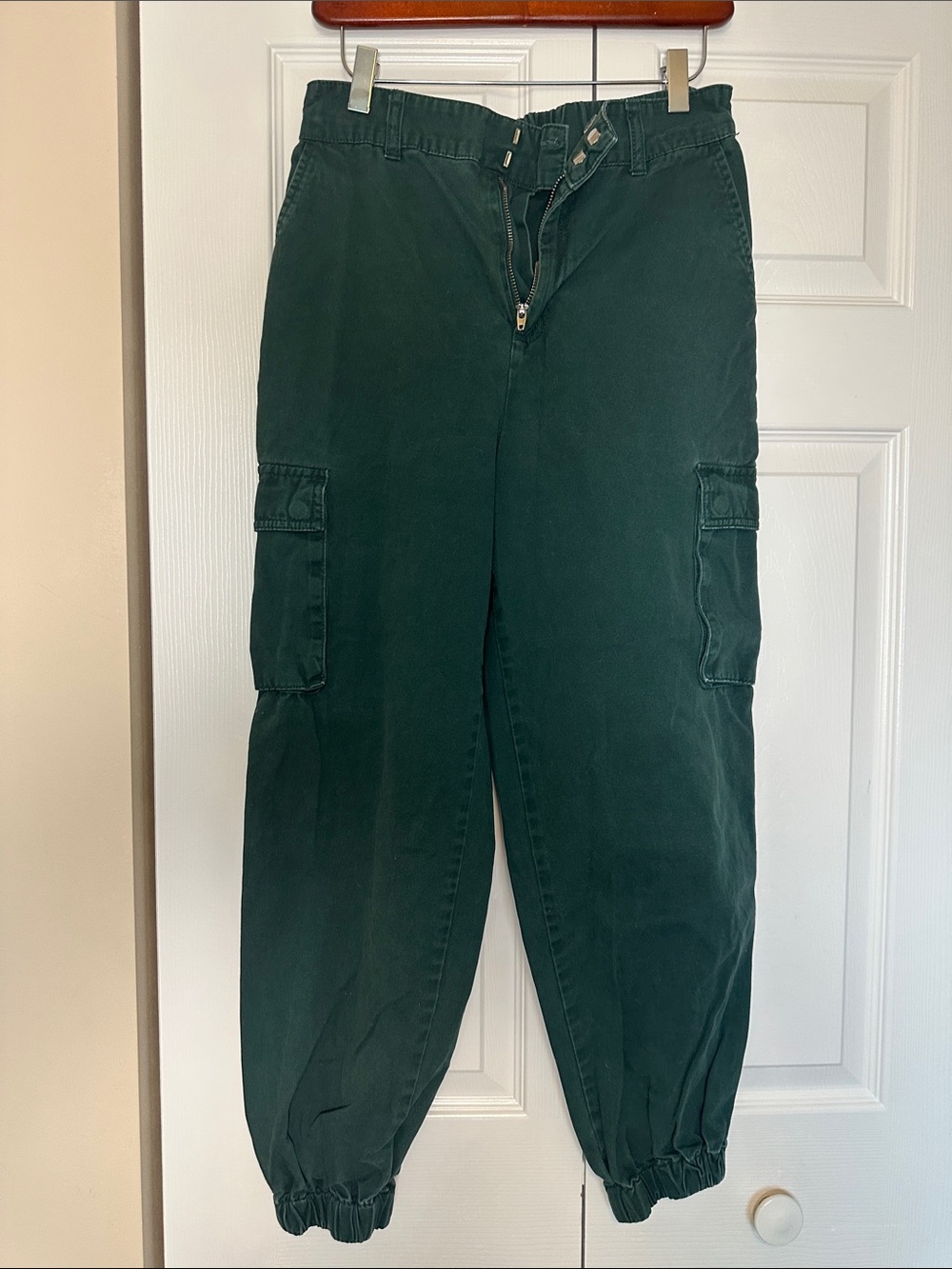 Forever 21 Deep Green Cargo Pants
